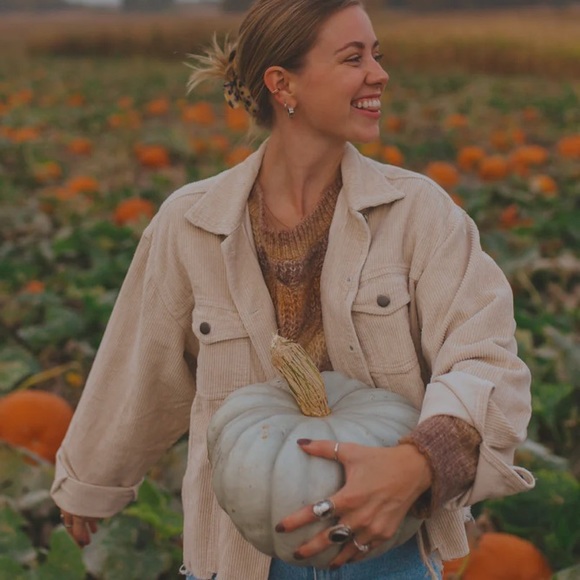 White Boho Jacket, Perfect Condition, Size Small - Picture 2 of 3